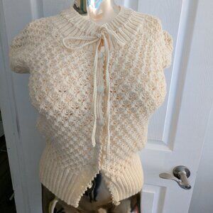 Handmade short cardigan